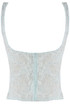 Floral Lace Corset Mesh Top(PRE ORDER)