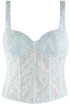 Floral Lace Corset Mesh Top(PRE ORDER)