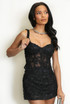 Floral Lace Corset Mesh Top(PRE ORDER)
