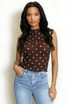 Polka Dots Lace Blouse