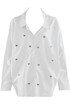 Hearts Embellished Oversized Shirt