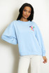 Now Or Never Slogan Sweatshirt