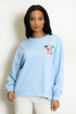 Now Or Never Slogan Sweatshirt