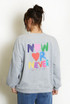 Now Or Never Slogan Sweatshirt