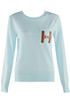H Motif Long Sleeves Jumper