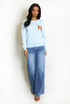 H Motif Long Sleeves Jumper