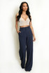 Tailored High Waist Wide Leg Trouser