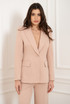 Tailored Blazer With Pointed Collar