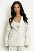 Tailored Blazer With Pointed Collar