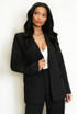 Tailored Blazer With Pointed Collar