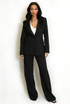 Tailored Blazer And Wide Leg Trouser