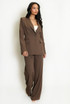 Tailored Blazer And Wide Leg Trouser