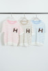 H Motif Striped TShirt