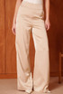 Tailored Satin Wide Leg Trouser