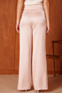 Tailored Satin Wide Leg Trouser