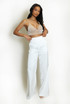 Tailored Satin Wide Leg Trouser