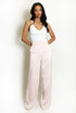 Tailored Satin Wide Leg Trouser