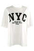 NYC Motif Slogan T-Shirt