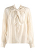 Satin Pussy Bow Blouse