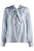 Satin Pussy Bow Blouse