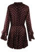 Polka Dots Chiffon Skater Dress