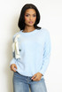 Fluffy Knit Jumper With Bow 