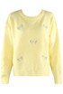 Fluffy Knit Jumper With Bow Motif 