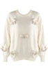 Diamante Padded Bow Jumper 