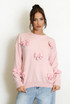 Diamante Padded Bow Jumper 