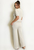 Soft Knit H Motif Jumper and Wide Leg Trouser Set