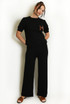 Soft Knit H Motif Jumper and Wide Leg Trouser Set