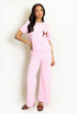 Soft Knit H Motif Jumper and Wide Leg Trouser Set