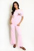 Soft Knit H Motif Jumper and Wide Leg Trouser Set