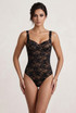 Lace Bustier Bodysuit 
