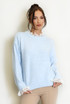 Lace Collar And Cuff Soft Knit Jumper