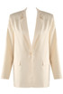 One Button Cotton Blazer