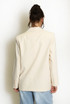 One Button Cotton Blazer
