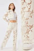 Cream Floral Lace Shacket