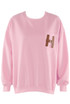 H Motif Crew Neck Sweatshirt
