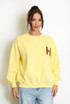 H Motif Crew Neck Sweatshirt