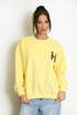 H Motif Crew Neck Sweatshirt