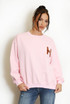 H Motif Crew Neck Sweatshirt