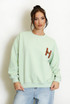H Motif Crew Neck Sweatshirt