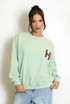 H Motif Crew Neck Sweatshirt