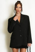 Tailored Open Back Blazer