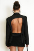 Tailored Open Back Blazer