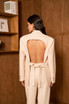Tailored Open Back Blazer