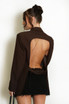 Tailored Open Back Blazer