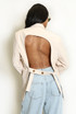 Tailored Open Back Blazer
