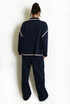 Contrast Sweatshirt And Trouser Set